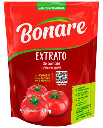 EXTRATO TOMATE BONARE 1,7 KG                                                                                                                                                                                EXTRATO TOMATE BONARE 1,7 KG