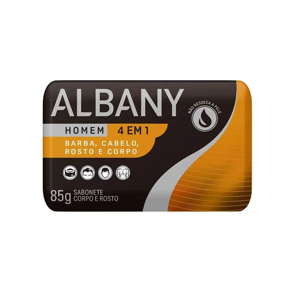 SABONETE HOMEM LARANJA ALBANY 85G SABONETE HOMEM LARANJA ALBANY 85G