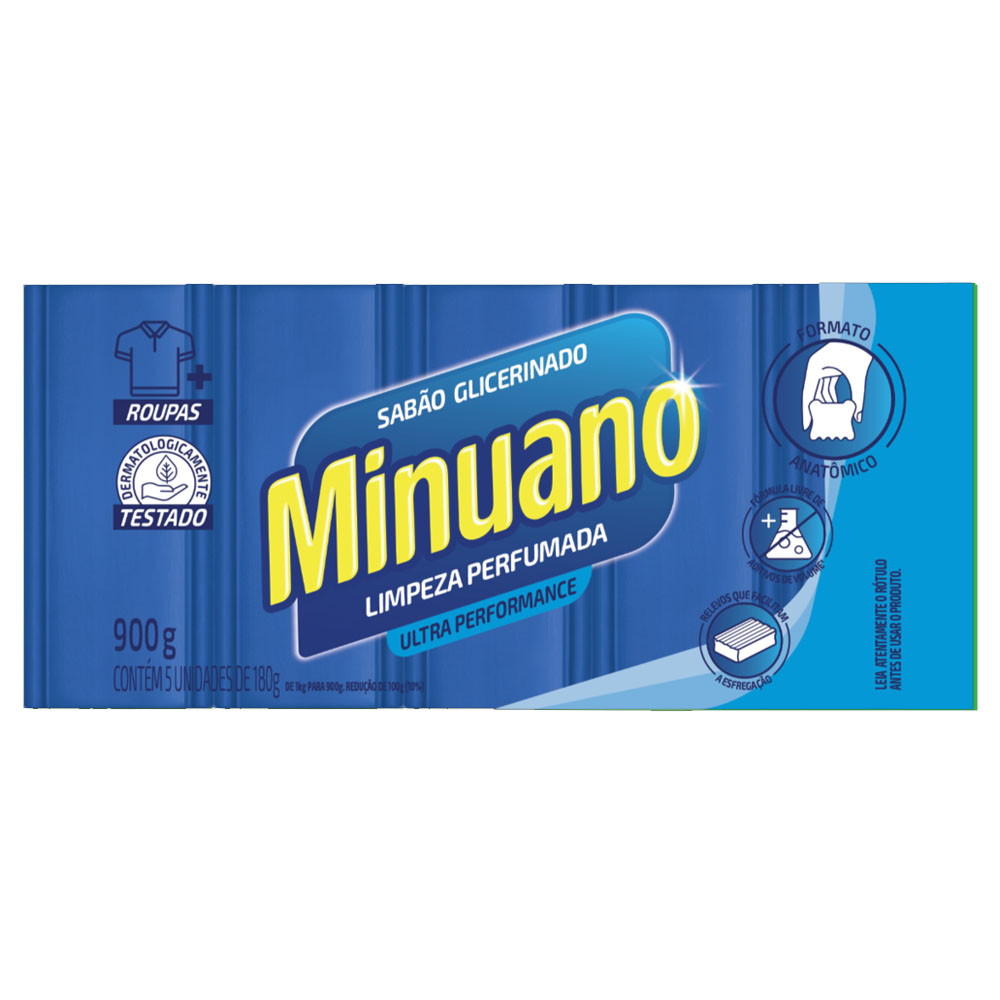 SABÃO EM BARRA AZUL MINUANO 900G<br> SABÃO EM BARRA AZUL MINUANO 900G<br>