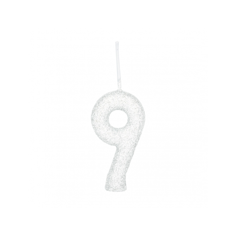 VELA ANIVERSÁRIO CINTILANTE GLITTER BRANCA N9 REGINA                                                                                                                                                            VELA ANIVERSÁRIO CINTILANTE GLITTER BRANCA N9 REGINA