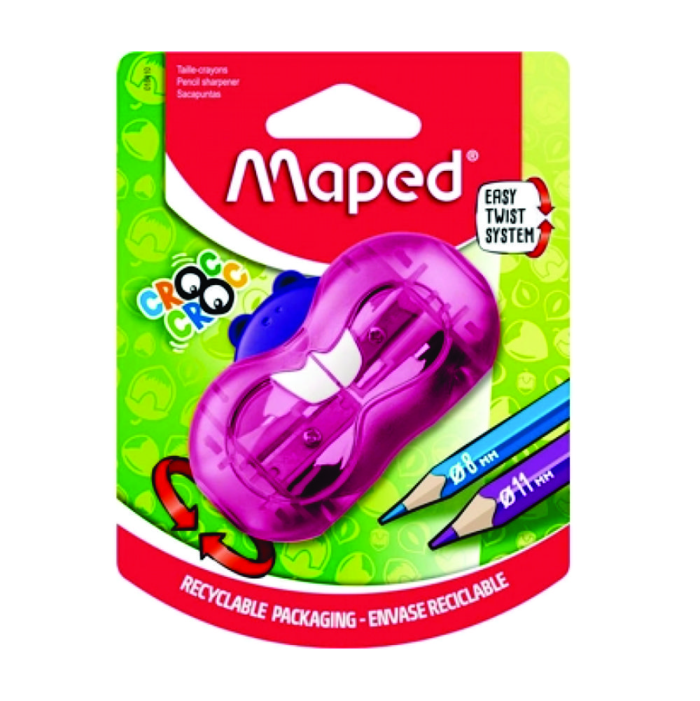 APONTADOR CROC CROC ESQUILO MAPED BLISTER  APONTADOR CROC CROC ESQUILO MAPED BLISTER