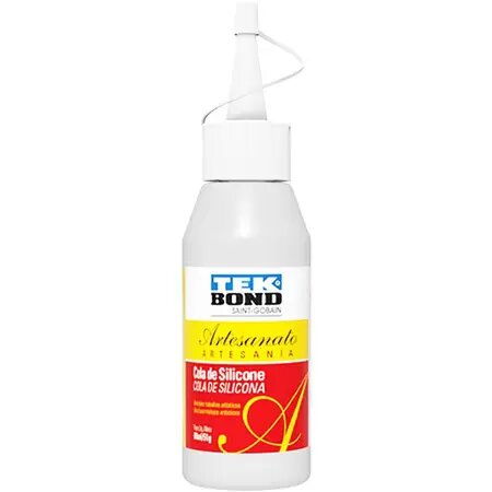 COLA DE SILICONE PARA ARTESANATO 60ML/51G TEKBOND                                                                                                                                                         