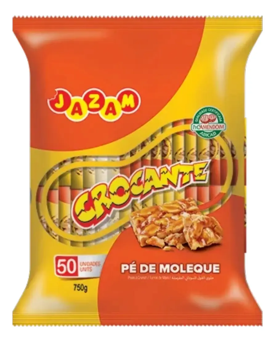 PE DE MOLEQUE CROCANTE JAZAM 800G<br>