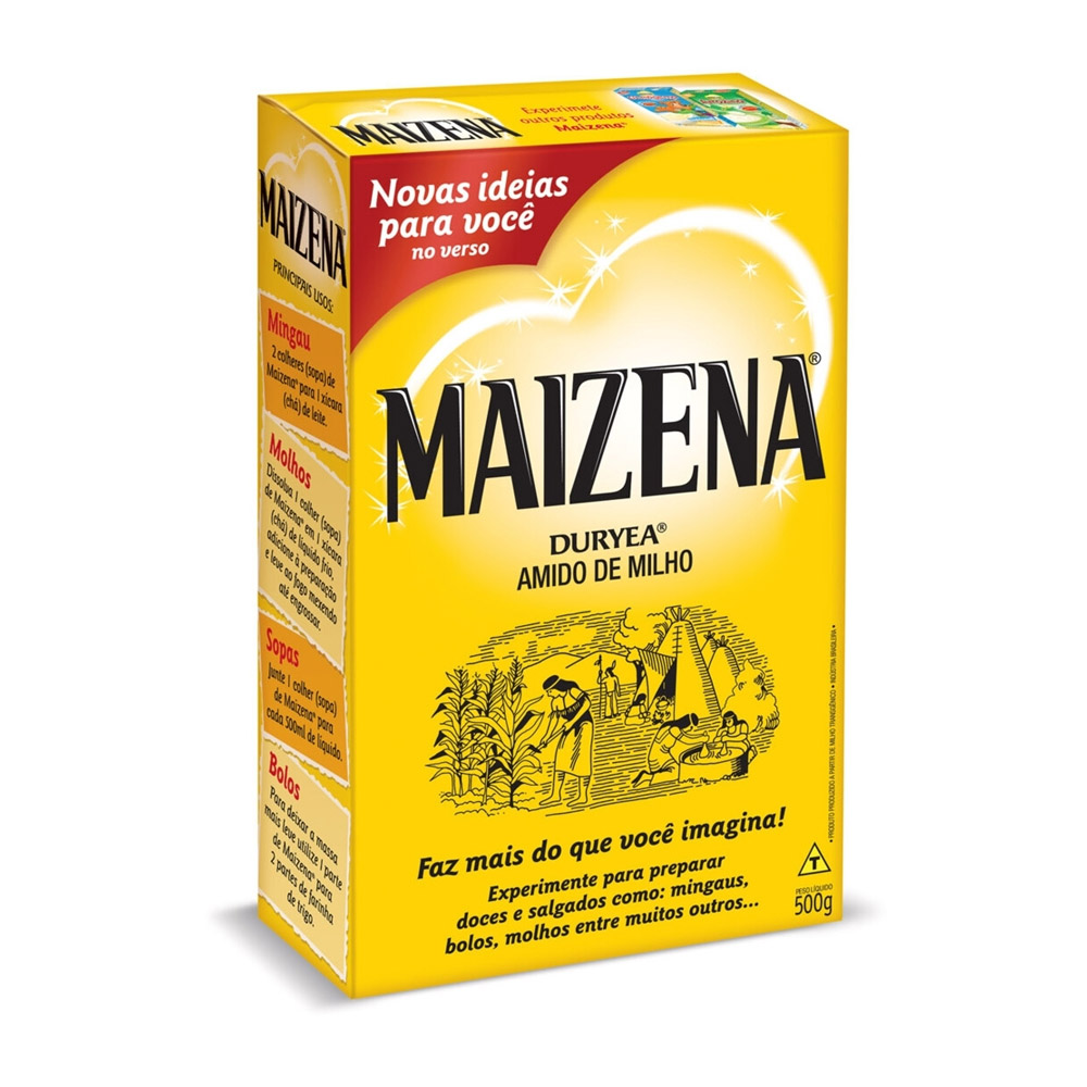 AMIDO DE MILHO MAIZENA 500G<br> AMIDO DE MILHO MAIZENA 500G<br>