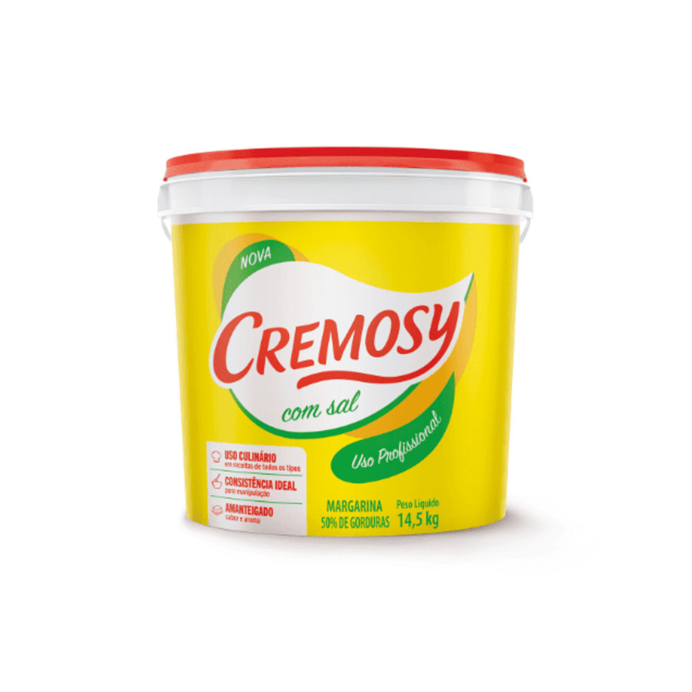 MARGARINA USO PROFISSIONAL 50% CREMOSY 14,5KG<br> MARGARINA USO PROFISSIONAL 50% CREMOSY 14,5KG<br>