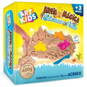 KIT BRINCANDO NA PRAIA 400G SEM COR ACRILEX KIT BRINCANDO NA PRAIA 400G SEM COR ACRILEX
