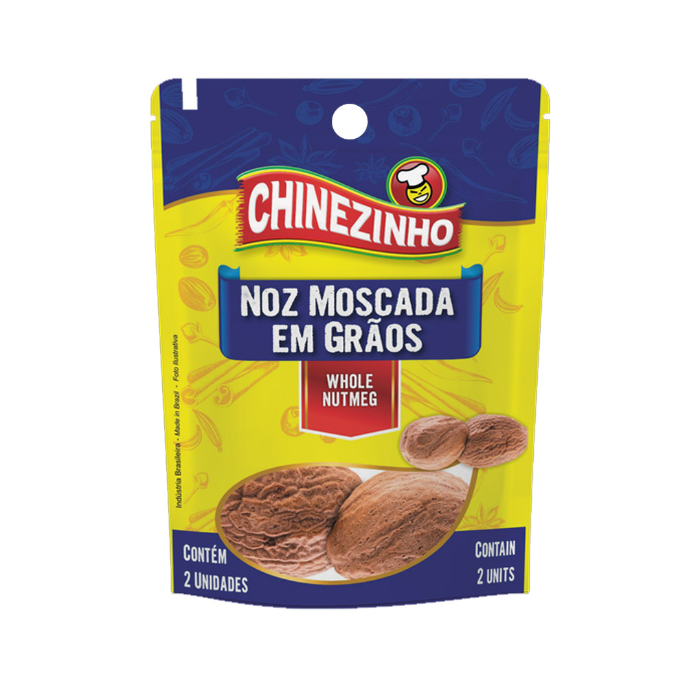 NOZ MOSCADA EM GRÃOS CHINEZINHO 2G<br>