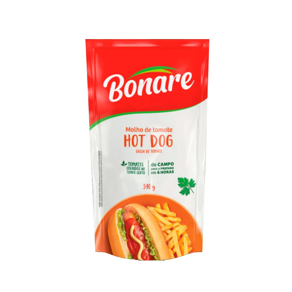MOLHO DE TOMATE HOT DOG BONARE 300G MOLHO DE TOMATE HOT DOG BONARE 300G
