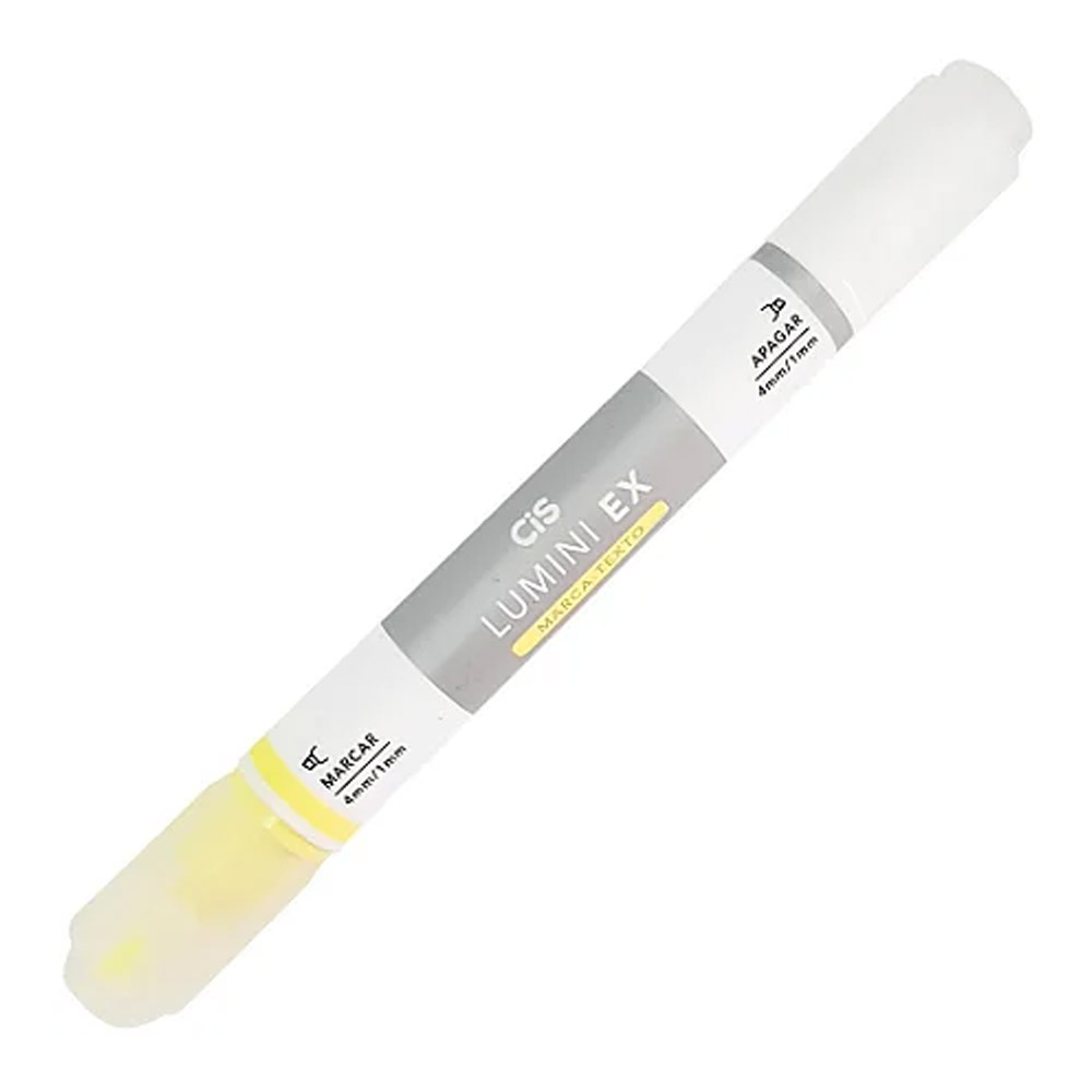 MARCA TEXTO LUMINI EX AMARELO CIS BLISTER MARCA TEXTO LUMINI EX AMARELO CIS BLISTER