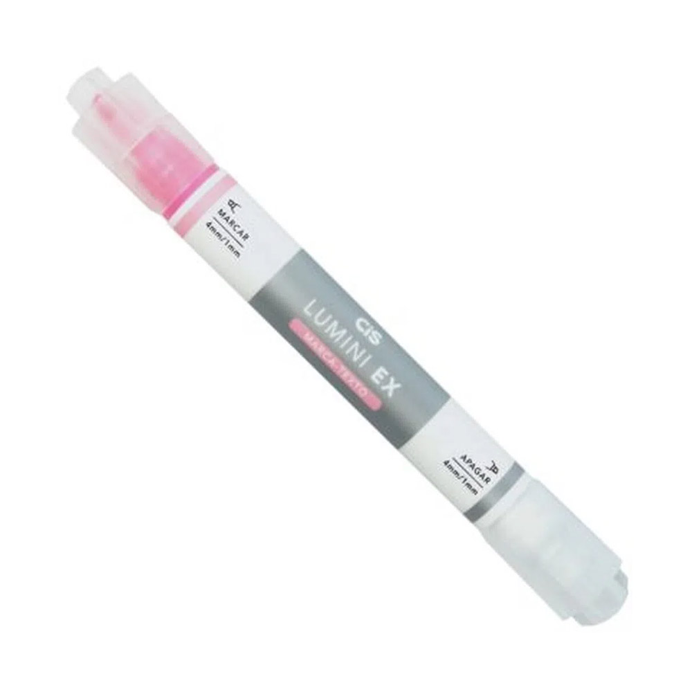 MARCA TEXTO LUMINI EX ROSA CIS BLISTER<br> MARCA TEXTO LUMINI EX ROSA CIS BLISTER<br>