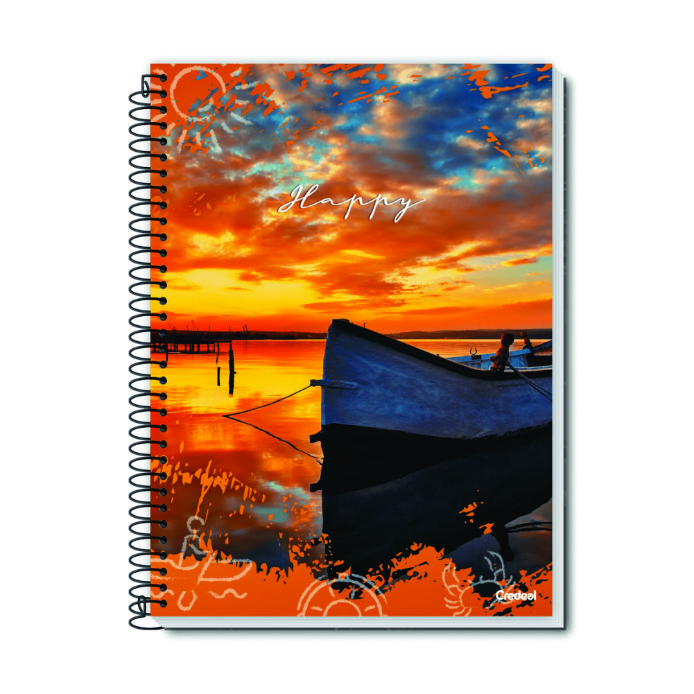 CADERNO UNIVERSITÁRIO 20MATÉRIAS CAPA DURA HAPPY ADVENTURE 280FL CREDEAL CADERNO UNIVERSITÁRIO 20MATÉRIAS CAPA DURA HAPPY ADVENTURE 280FL CREDEAL