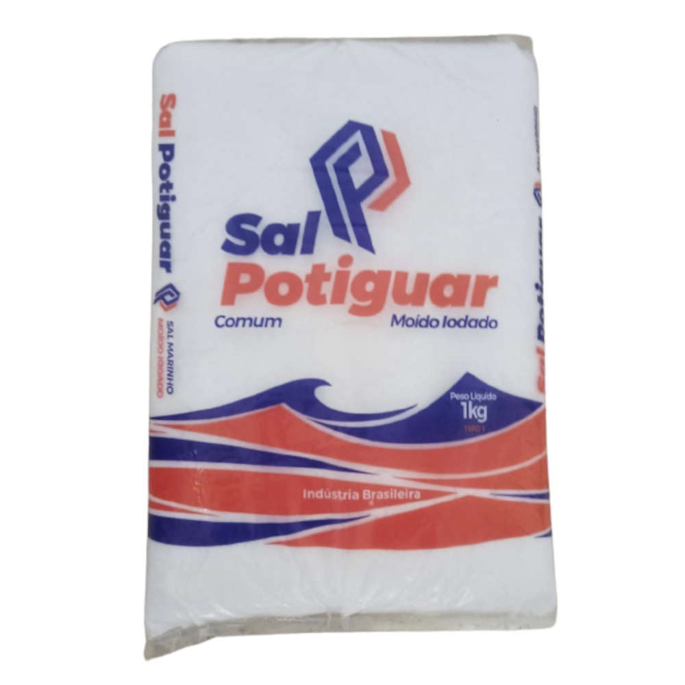 SAL POTIGUAR MOIDO IODADO 1KG<br> SAL POTIGUAR MOIDO IODADO 1KG<br>