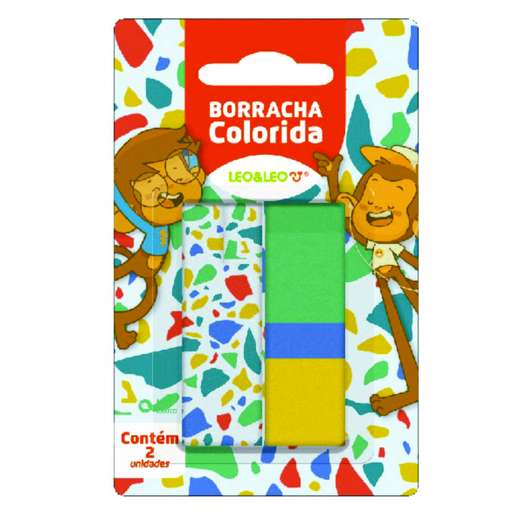 BORRACHA COLORIDA C/2 LEO&LEO<br> BORRACHA COLORIDA C/2 LEO&LEO<br>