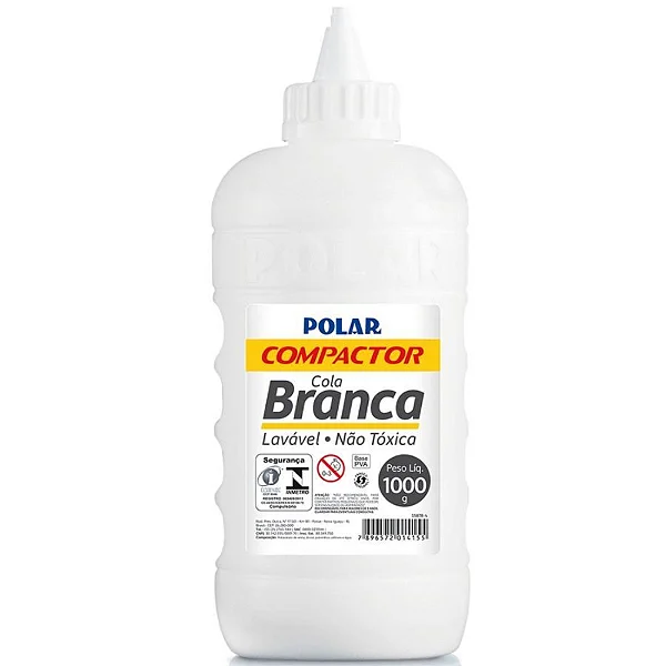 COLA BRANCA POLAR COM BICO 1000G                                                                                                                                                                         