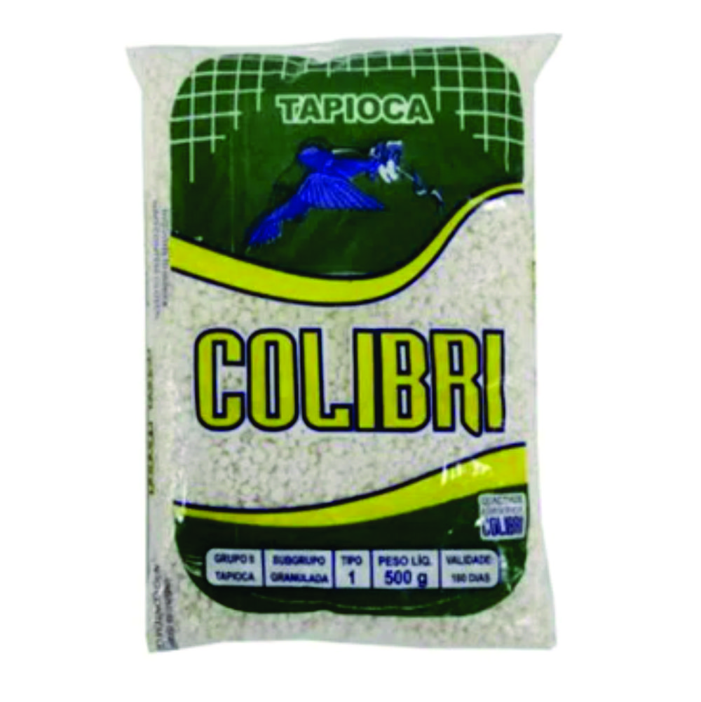 FARINHA TAPIOCA COLIBRI 500G<br> FARINHA TAPIOCA COLIBRI 500G<br>