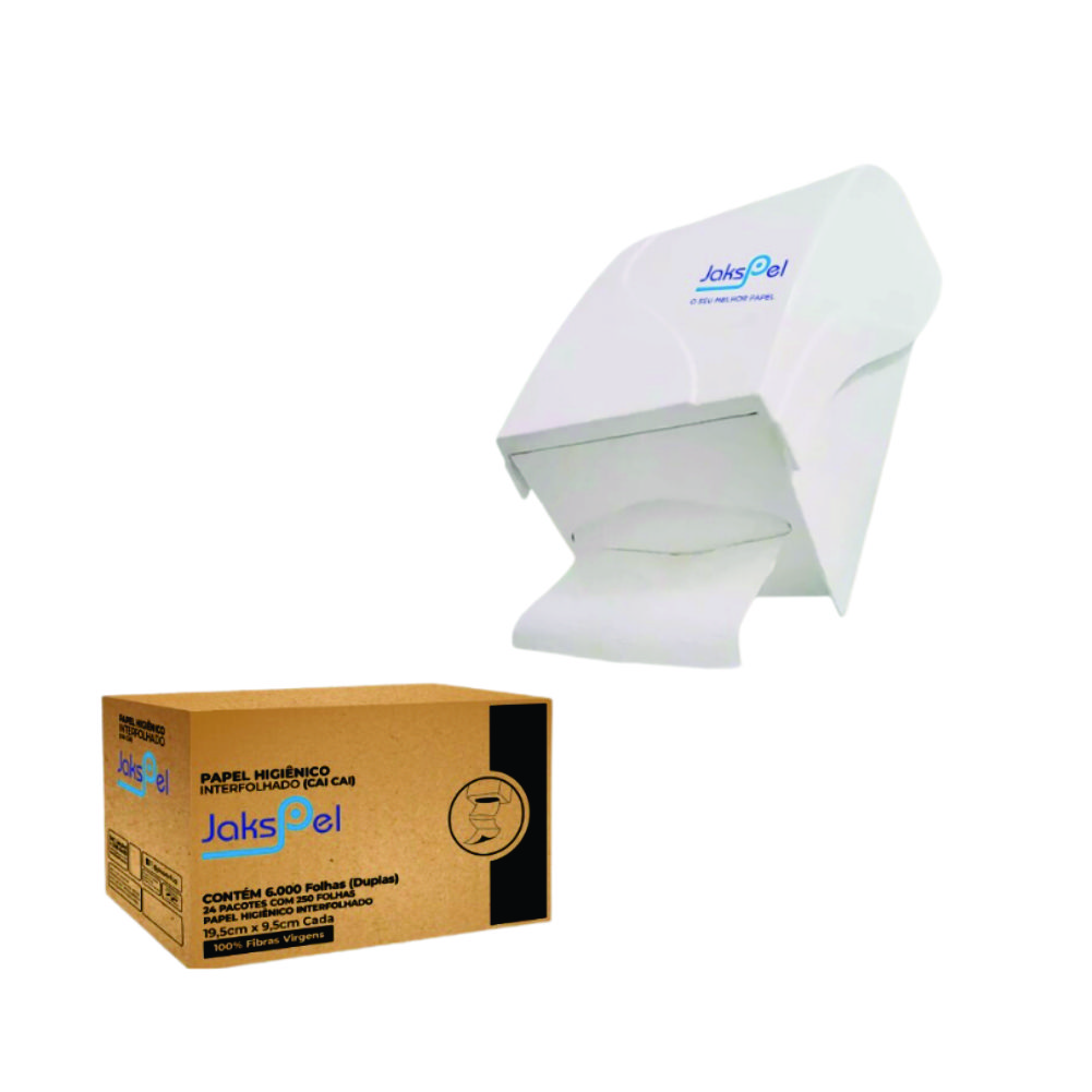 PAPEL HIGIÊNICO INTERFOLHADO JAKSPEL 6000FL
