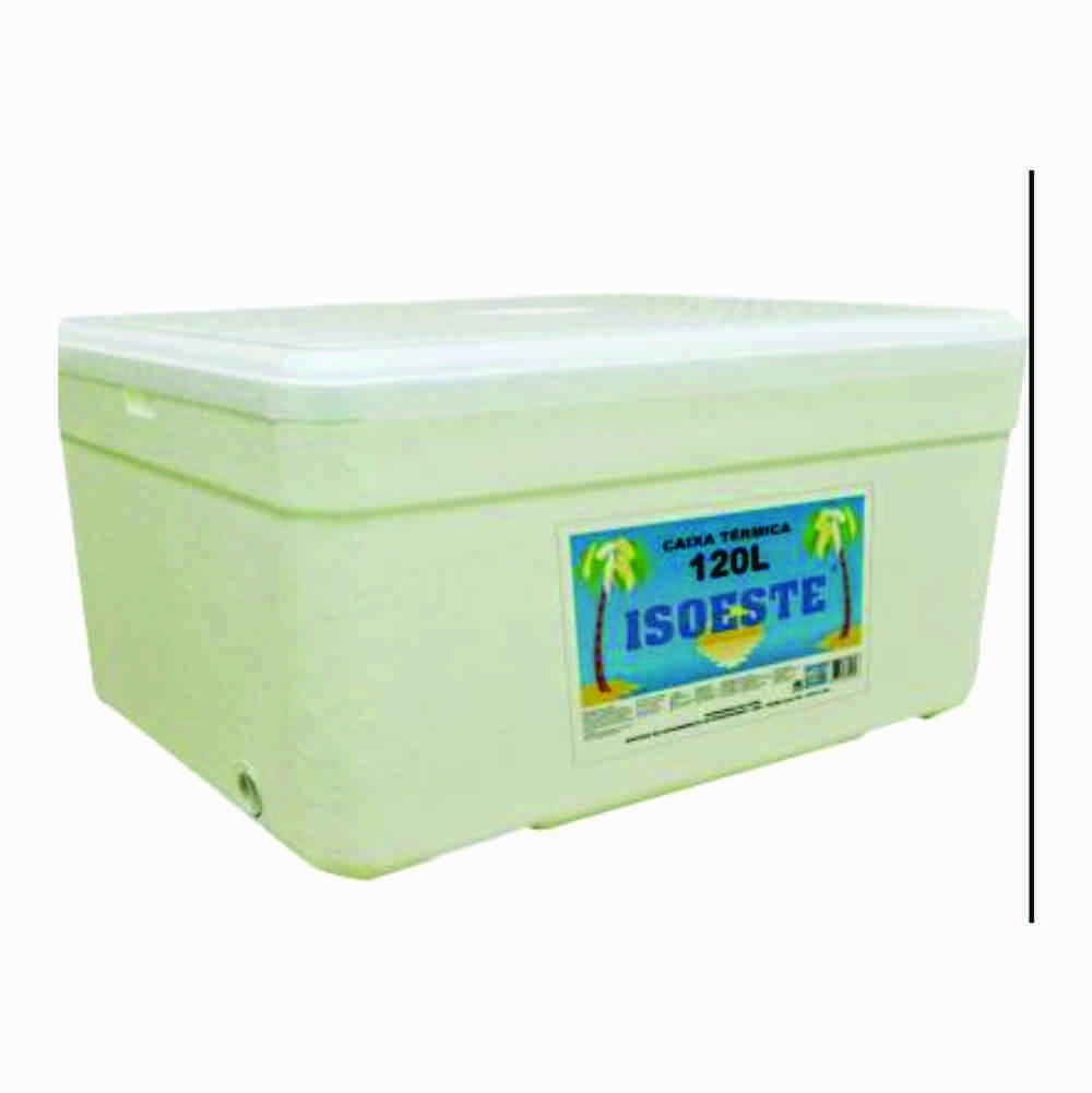 CAIXA ISOPOR TÉRMICA 120 LITROS ISOESTE<br> CAIXA ISOPOR TÉRMICA 120 LITROS ISOESTE<br>