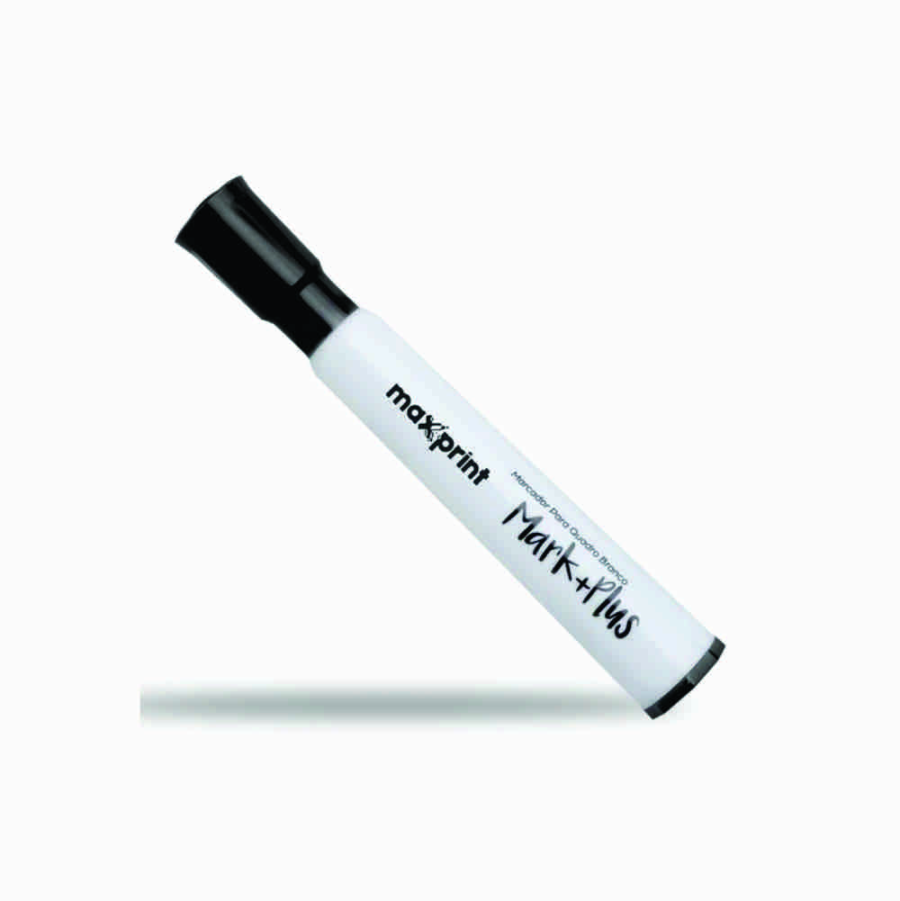 MARCADOR P/ QUADRO BRANCO MARK+PLUS PRETO MAXPRINT<br> MARCADOR P/ QUADRO BRANCO MARK+PLUS PRETO MAXPRINT<br>
