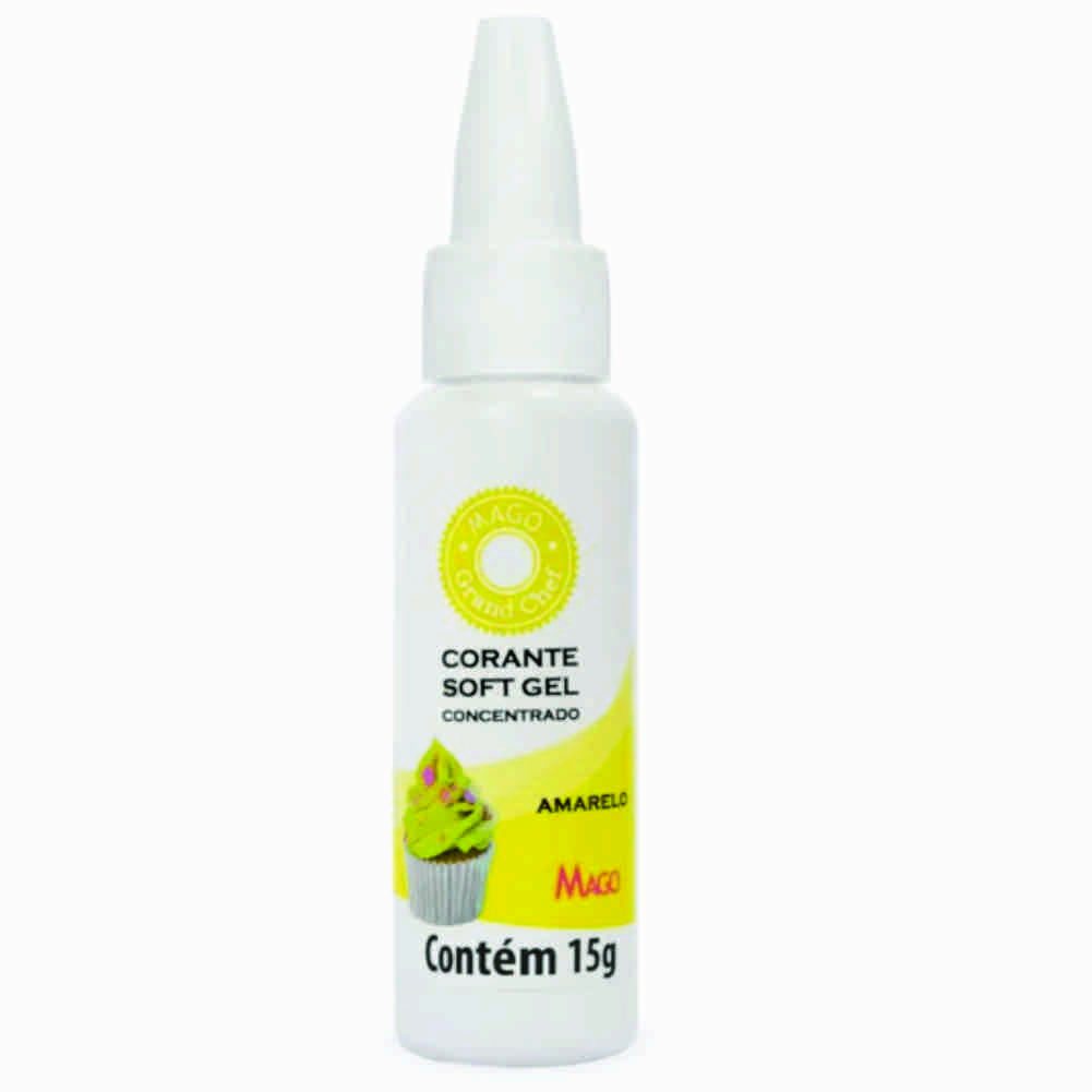 Corante Softgel Amarelo Mago 15g                                                                                                                                                                   Corante Softgel Amarelo Mago 15g