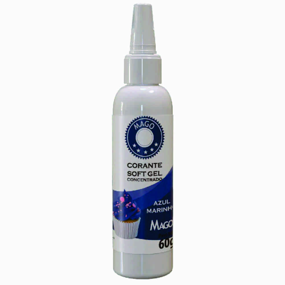 Corante Softgel Azul Marinho Mago 60g Corante Softgel Azul Marinho Mago 60g