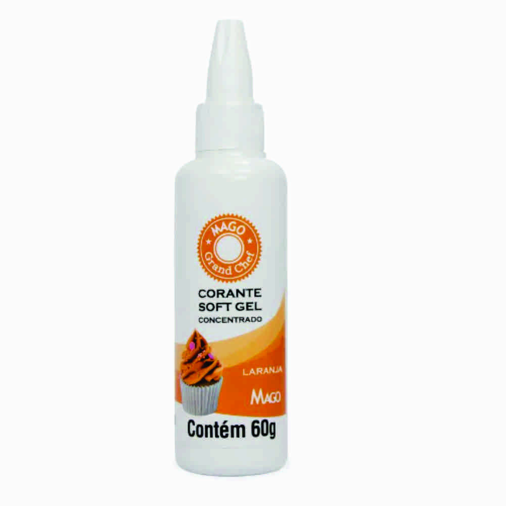 Corante Softgel Laranja Mago 60g                                                                                                                                                                     Corante Softgel Laranja Mago 60g