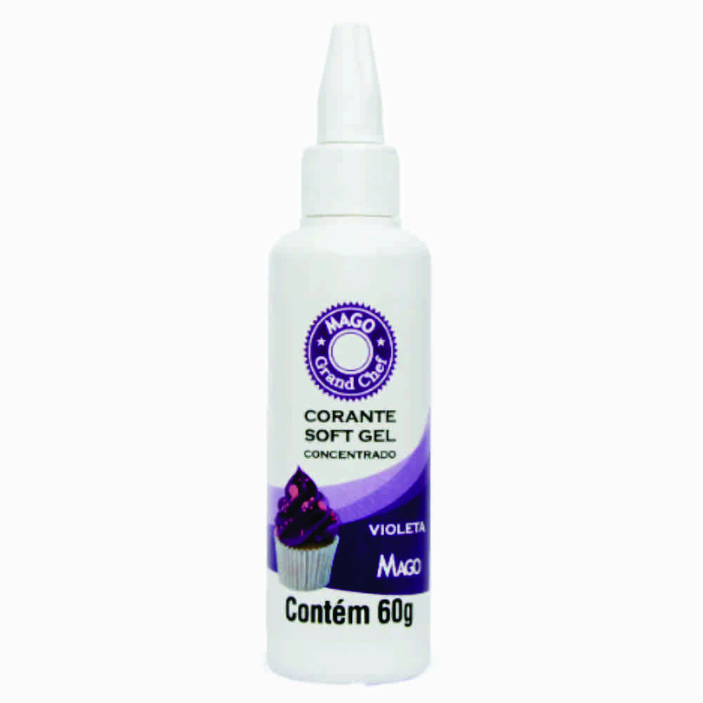 Corante Softgel Violeta Mago 60g Corante Softgel Violeta Mago 60g