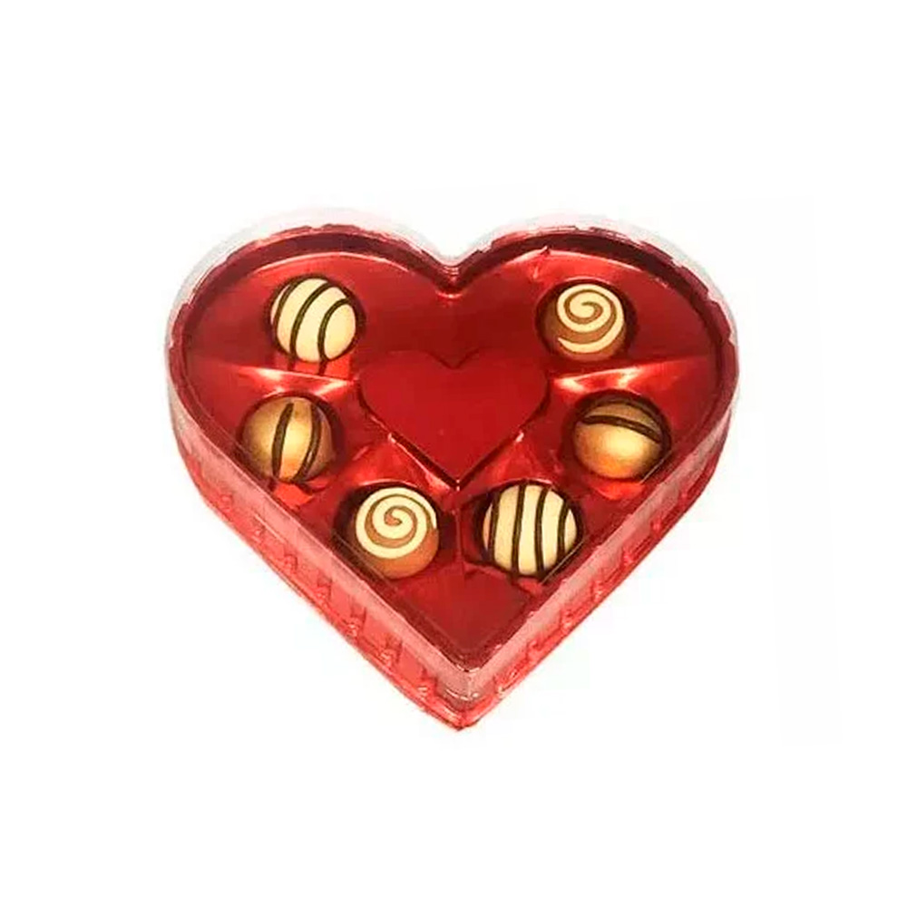 FORMINHA CANDY BOX CORAÇÃO VERMELHO 6 CAVIDADES FLIP PC10<br> FORMINHA CANDY BOX CORAÇÃO VERMELHO 6 CAVIDADES FLIP PC10<br>