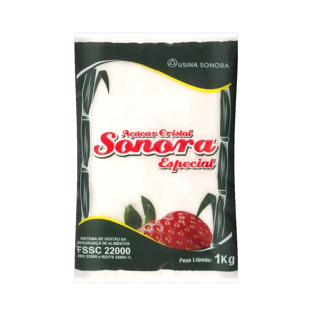 ACUCAR CRISTAL SONORA 1KG                                                                                                                                                                                ACUCAR CRISTAL SONORA 1KG