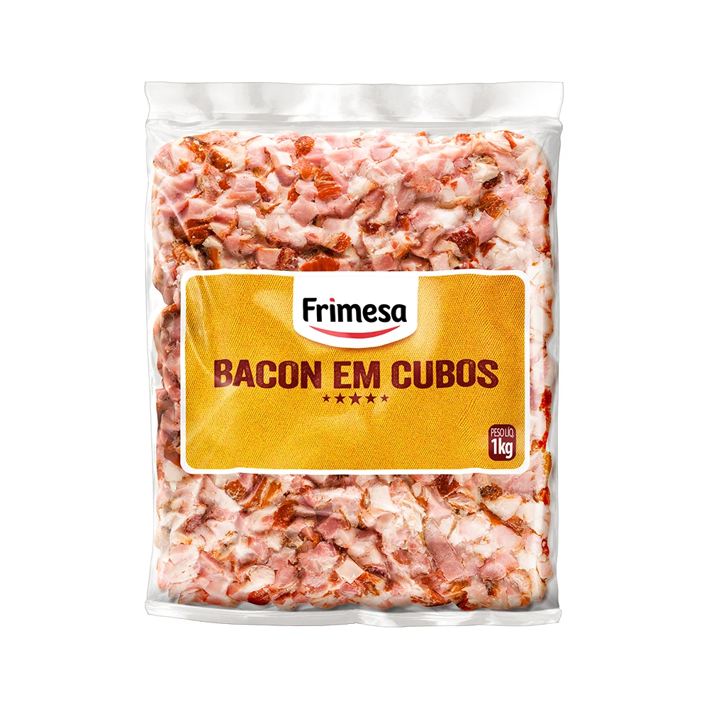 BACON EM CUBOS FRIMESA 1KG                                                                                                                                                                               BACON EM CUBOS FRIMESA 1KG
