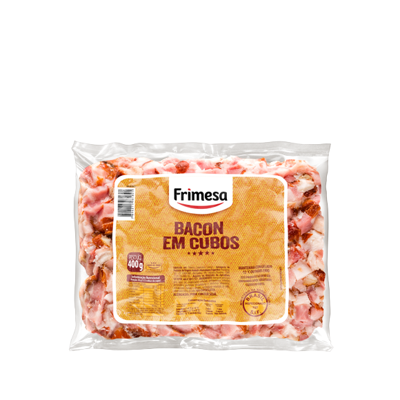 BACON CUBOS FRIMESA 400G                                                                                                                                                                              BACON CUBOS FRIMESA 400G