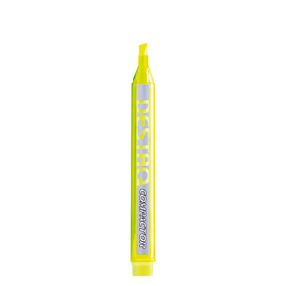 MARCA TEXTO DESTAQ AMARELO C/2 COMPACTOR    MARCA TEXTO DESTAQ AMARELO C/2 COMPACTOR