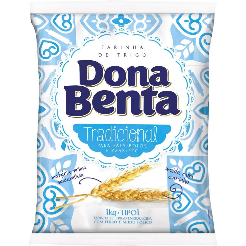TRIGO SEM FERMENTO DONA BENTA 1KG TRIGO SEM FERMENTO DONA BENTA 1KG