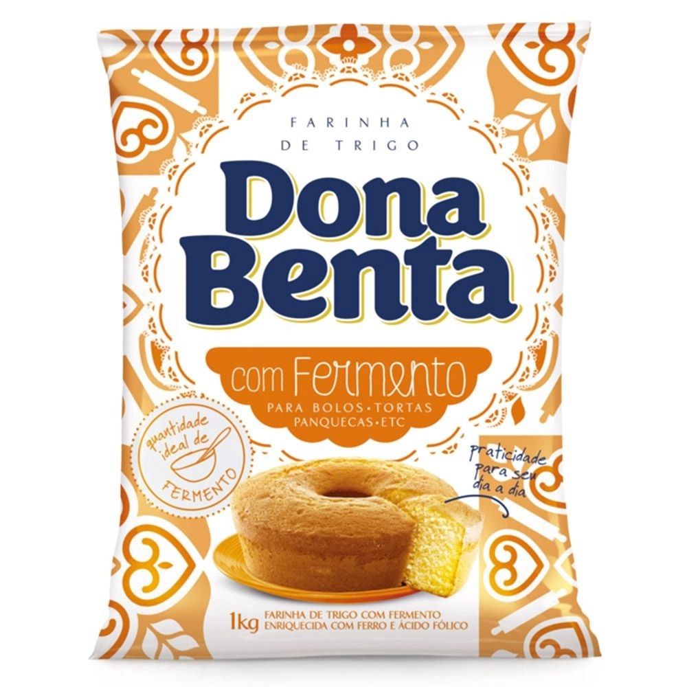 TRIGO COM FERMENTO DONA BENTA 1KG                                                                                                                                                                        TRIGO COM FERMENTO DONA BENTA 1KG
