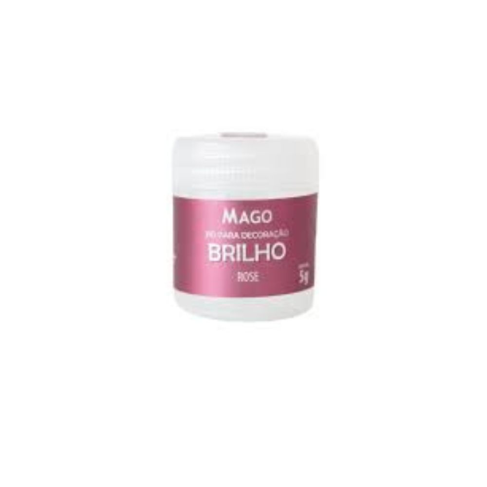 PO P/ DECORACAO ROSE BRILHO MAGO 5G<br> PO P/ DECORACAO ROSE BRILHO MAGO 5G<br>