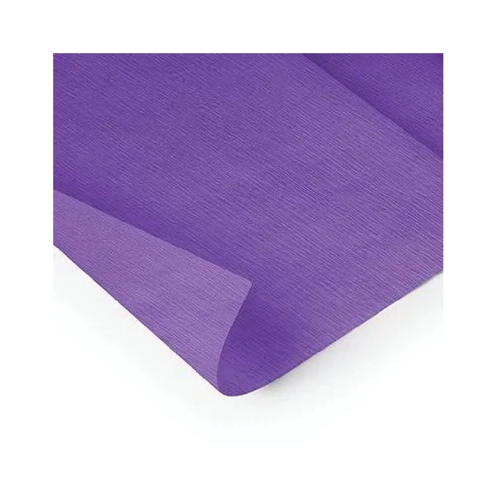 PAPEL CREPOM MAIS 48CMX2M ROXO RIDET                                                                                                                                                                    