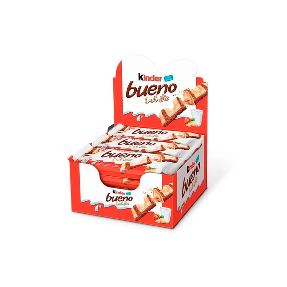 CHOCOLATE KINDER BUENO WHITE 15G<br> CHOCOLATE KINDER BUENO WHITE 15G<br>