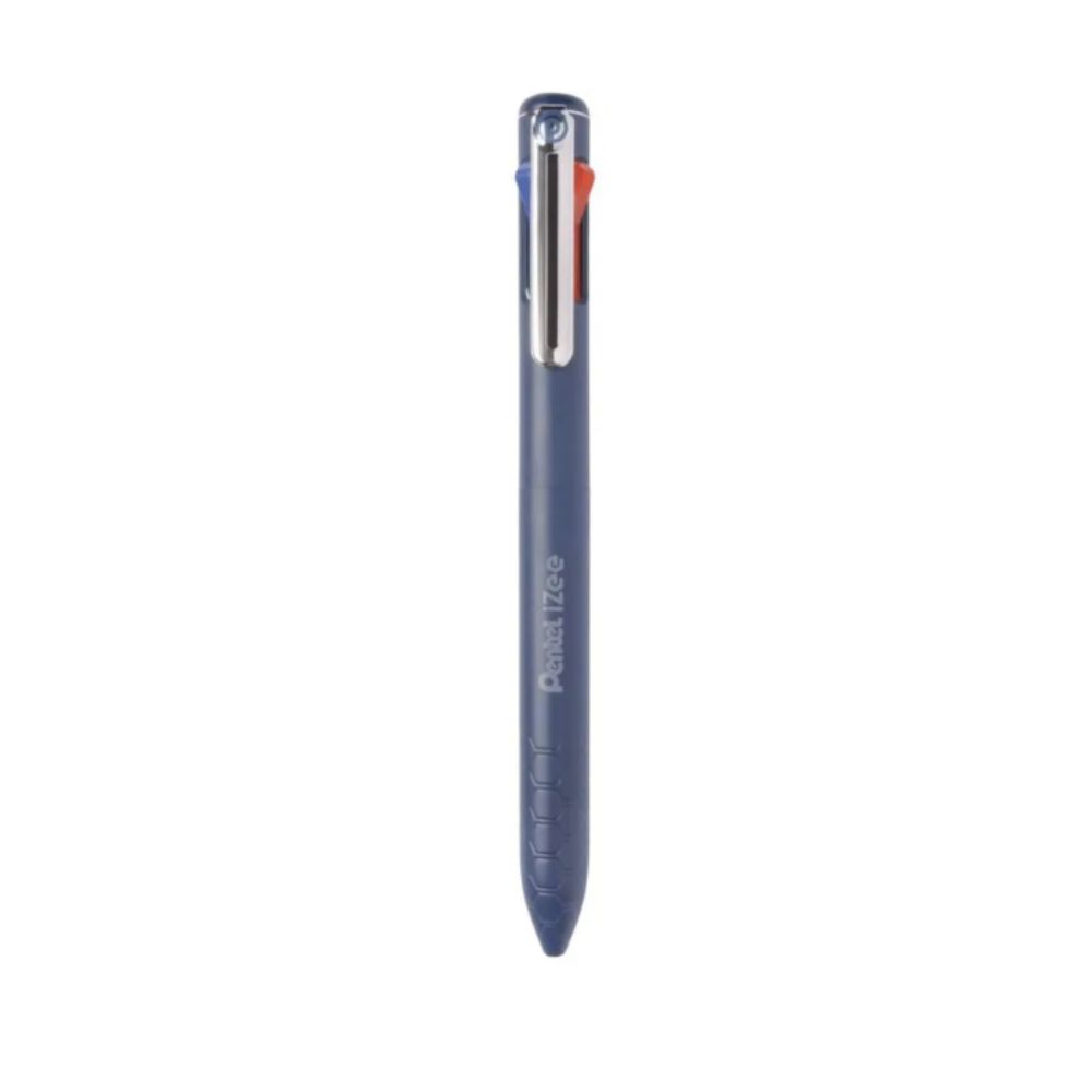 CANETA ESFEROGRÁFICA RETRÁTIL IZEE 0,7MM 4 CORES AZUL PENTEL                                                                                                                                                           CANETA ESFEROGRÁFICA RETRÁTIL IZEE 0,7MM 4 CORES AZUL PENTEL