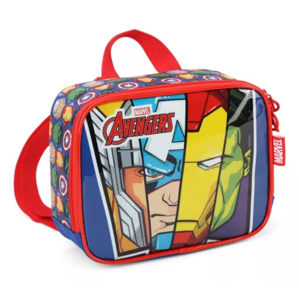 LANCHEIRA AVENGERS AZUL MAXLOG  LANCHEIRA AVENGERS AZUL MAXLOG