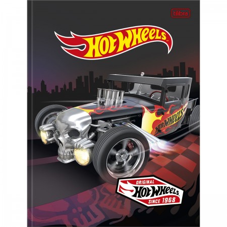 CADERNO BROCHURÃO CAPA DURA UNIVERSITARIO HOT WHEELS 80FL TILIBRA CADERNO BROCHURÃO CAPA DURA UNIVERSITARIO HOT WHEELS 80FL TILIBRA