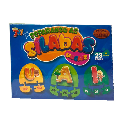 QUEBRA CABECA SEPARAN SILABAS VOGAIS 23P MDF PAPER                                                                                                                                                       QUEBRA CABECA SEPARAN SILABAS VOGAIS 23P MDF PAPER