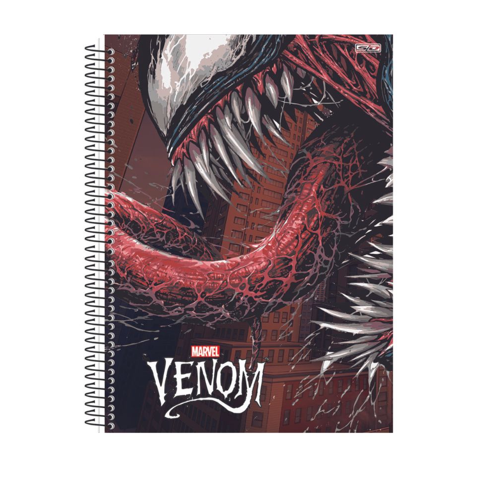 CADERNO UNIVERSITÁRIO CAPA DURA 10 MATERIAS 160FLS VENOM SAO DOMINGOS CADERNO UNIVERSITÁRIO CAPA DURA 10 MATERIAS 160FLS VENOM SAO DOMINGOS