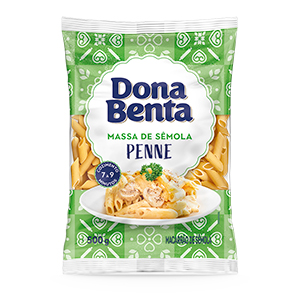 MACARRAO PENNE SEMOLA DONA BENTA 500G                                                                                                                                                                   
