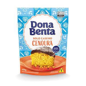 MISTURA PARA BOLO CENOURA DONA BENTA 450G                                                                                                                                                               