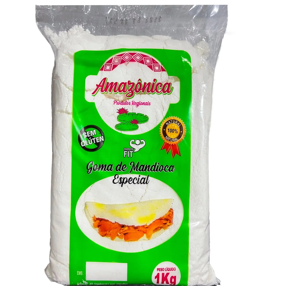GOMA DE MANDIOCA AMAZONICA 1KG                                                                                                                                                                          