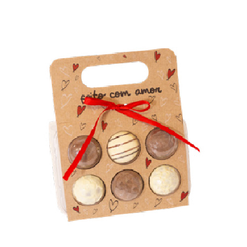 CAIXA MALETA PARA 6 DOCES AMOR DOCE IDEIA CAIXA MALETA PARA 6 DOCES AMOR DOCE IDEIA