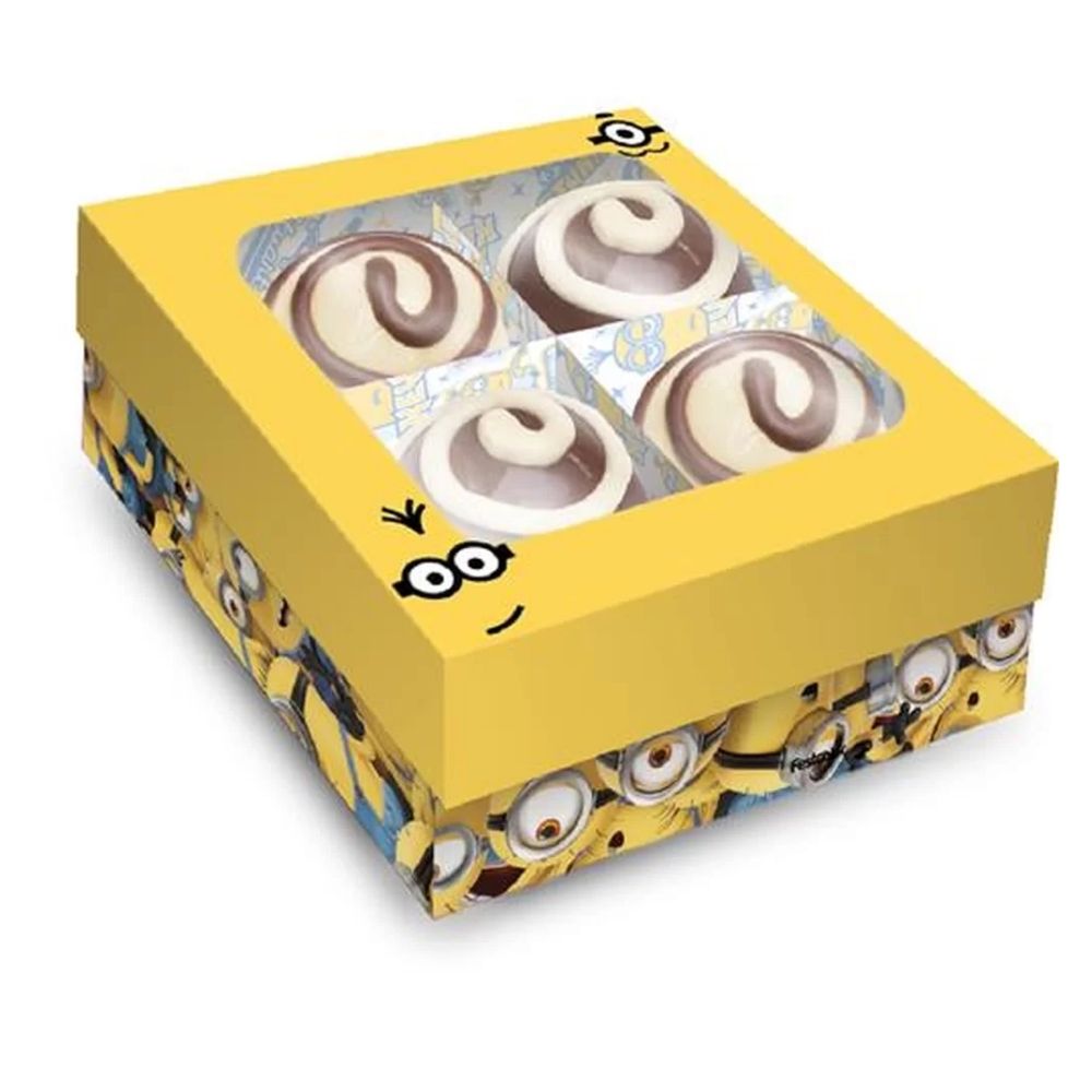 CAIXA PARA 4 BOMBONS MINIONS 2 FESTCOLOR                                                                                                                                                                         CAIXA PARA 4 BOMBONS MINIONS 2 FESTCOLOR