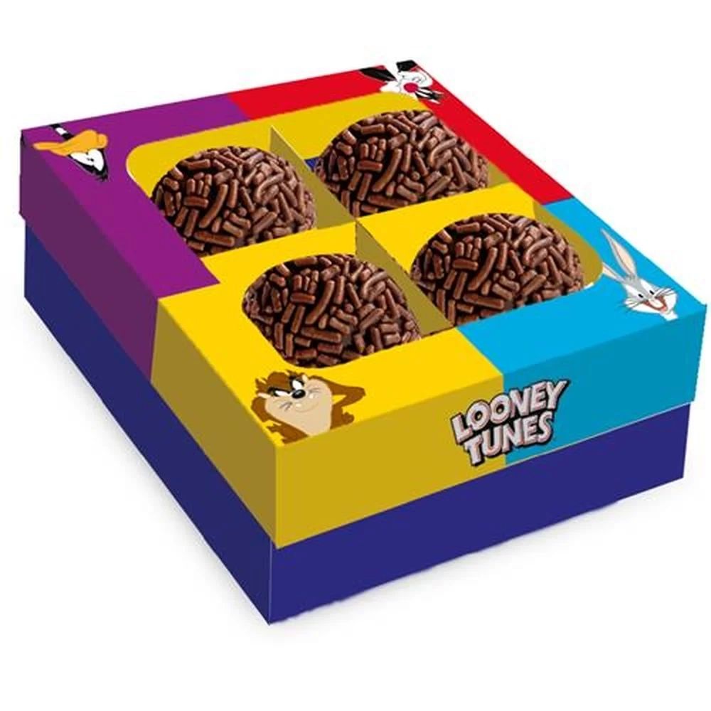 CAIXA PARA 4 BOMBONS LOONEY TUNES NEW FESTCOLOR                                                                                                                                                                  CAIXA PARA 4 BOMBONS LOONEY TUNES NEW FESTCOLOR