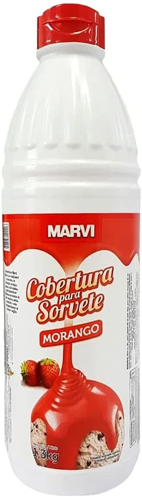 COBERTURA P/SORVETE MORANGO MARVI 1,01KG                                                                                                                                                                 COBERTURA P/SORVETE MORANGO MARVI 1,01KG
