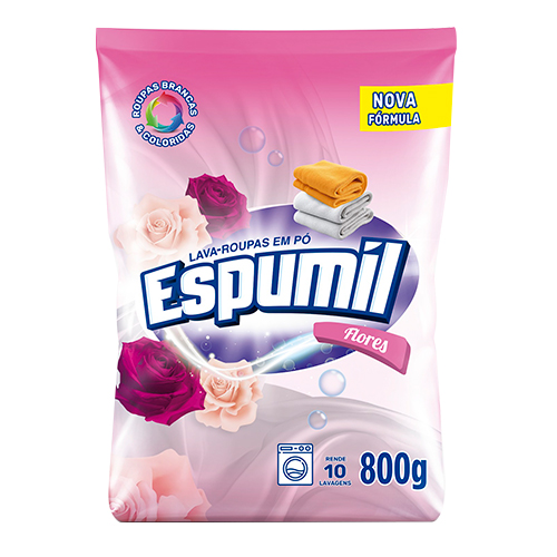 SABAO EM PO ESPUMIL FLORES 800G                                                                                                                                                                          SABAO EM PO ESPUMIL FLORES 800G
