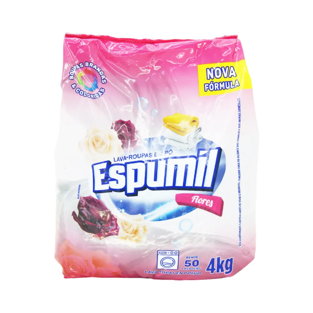 SABAO EM PO ESPUMIL FLORES 4KG                                                                                                                                                                           SABAO EM PO ESPUMIL FLORES 4KG